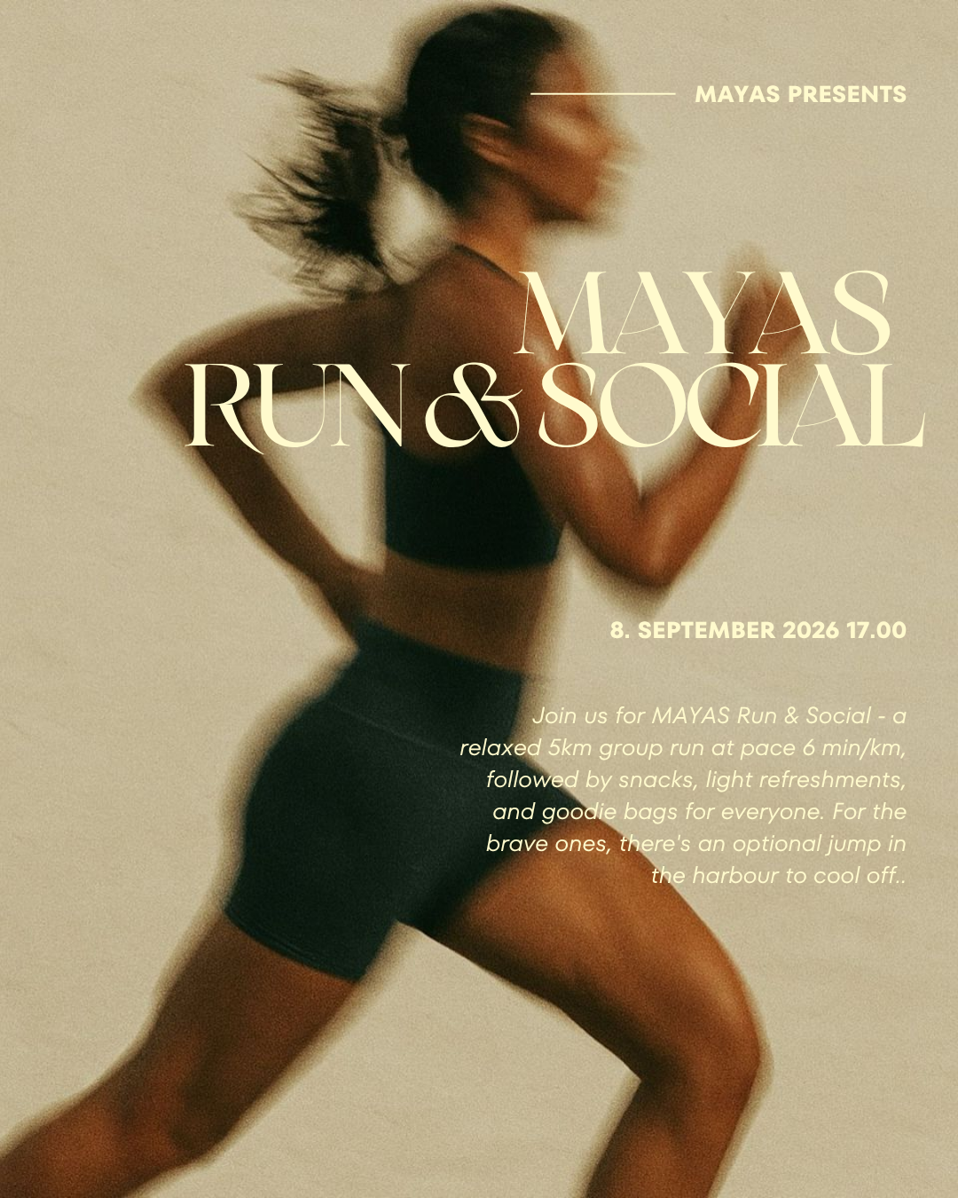 MAYAS x SECRET RUNNING CLUB - Running & Social event (Copenhagen)