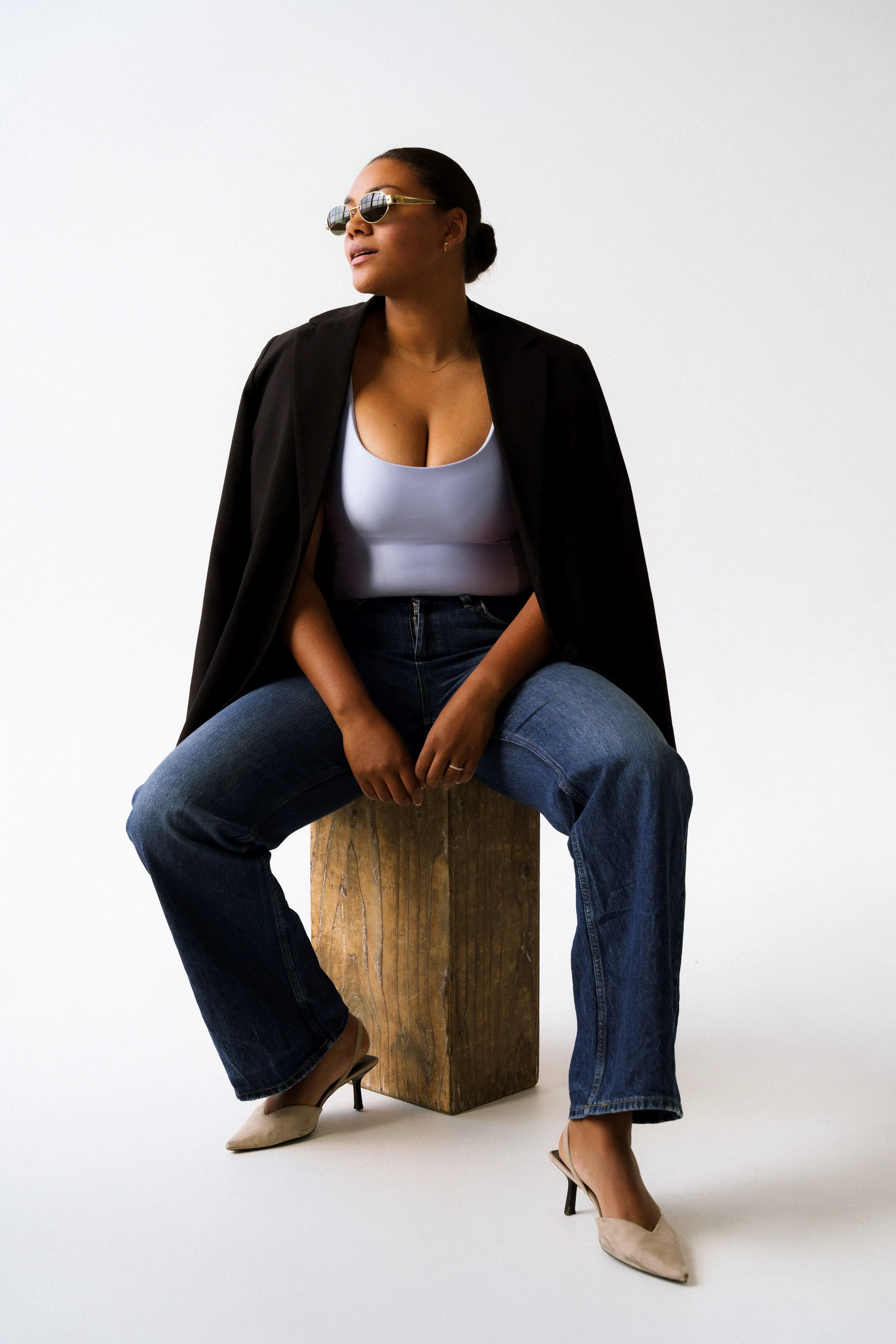 Aurora shaping badedragt - Silky blue