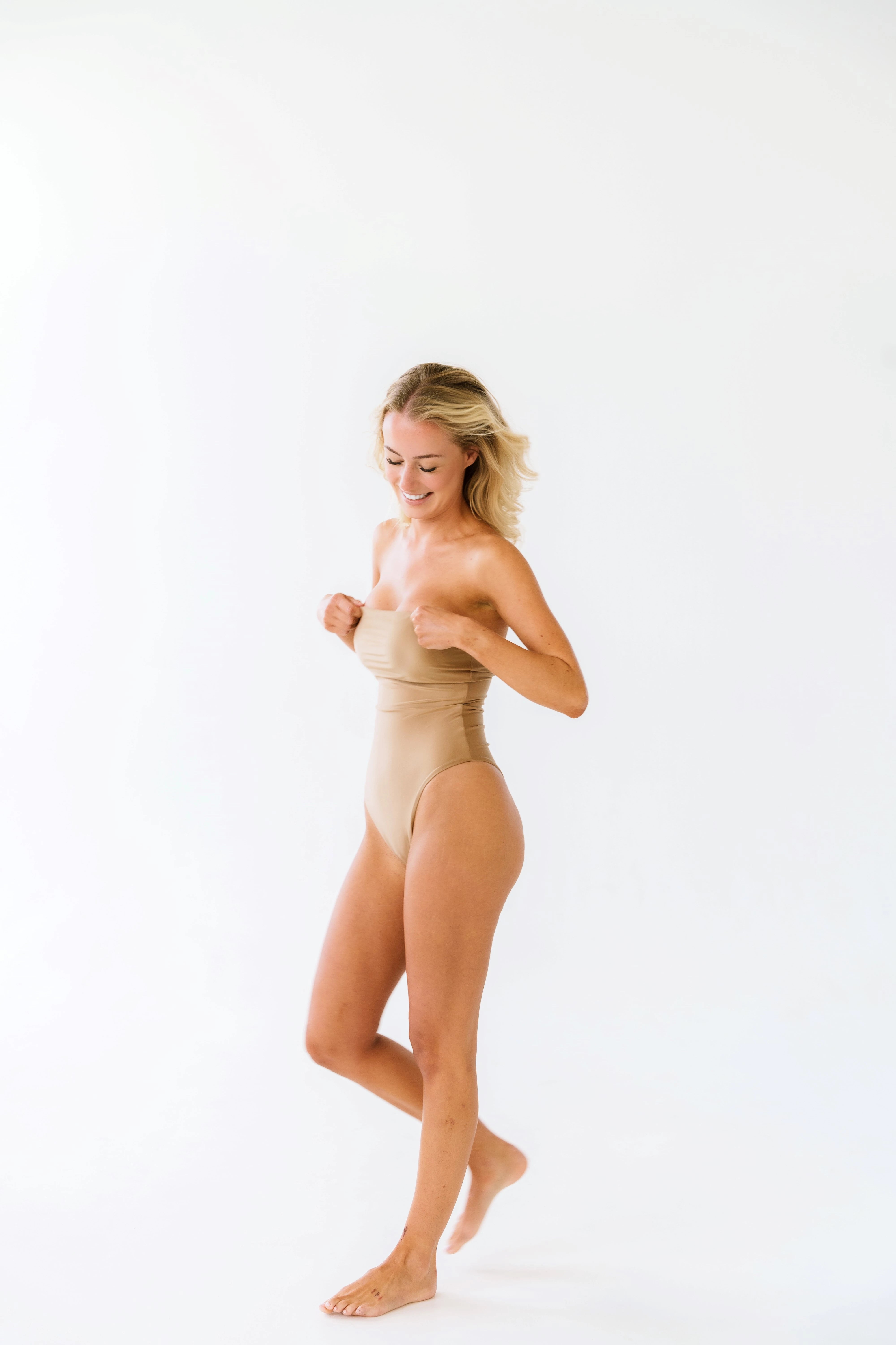 Eternal shaping badedragt - Caramel Brown
