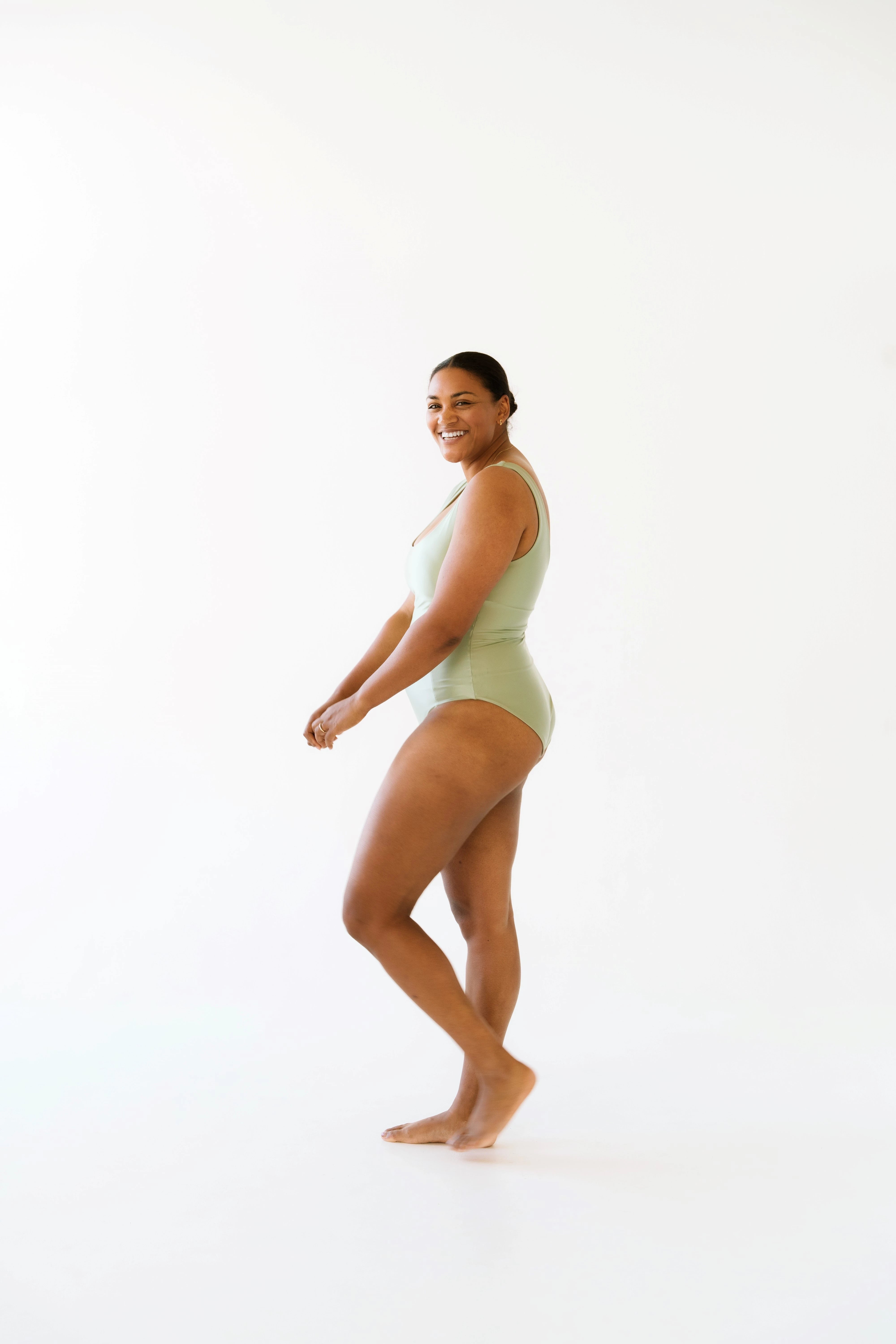 Aurora shaping swimsuit - Dusty green
