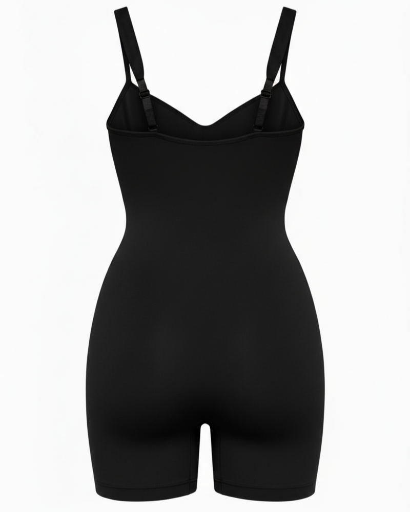Sculpting bodysuit with shorts - Black