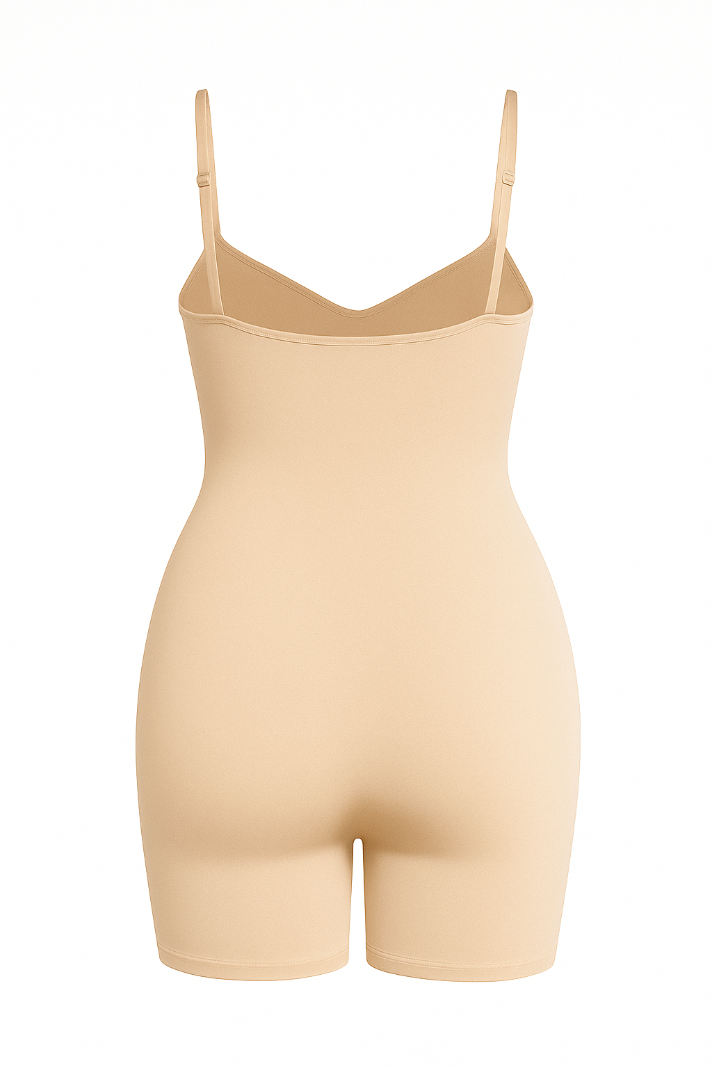 Sculpting bodysuit with shorts - Nude