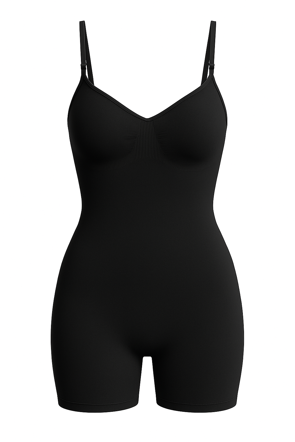 Sculpting bodysuit with shorts - Black