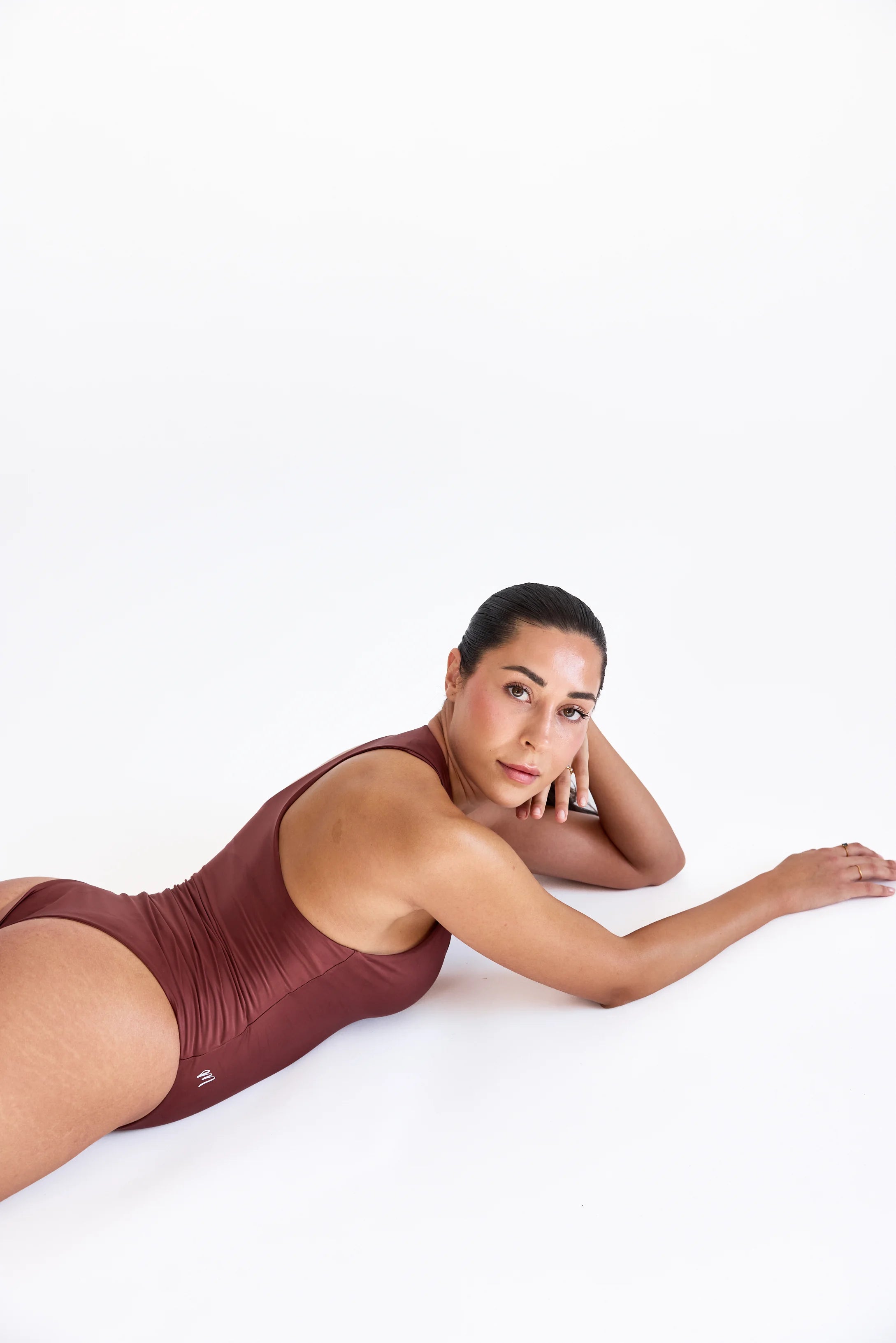 Valencia shaping swimsuit - Chestnut