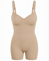 Sculpting bodysuit with shorts - Nude