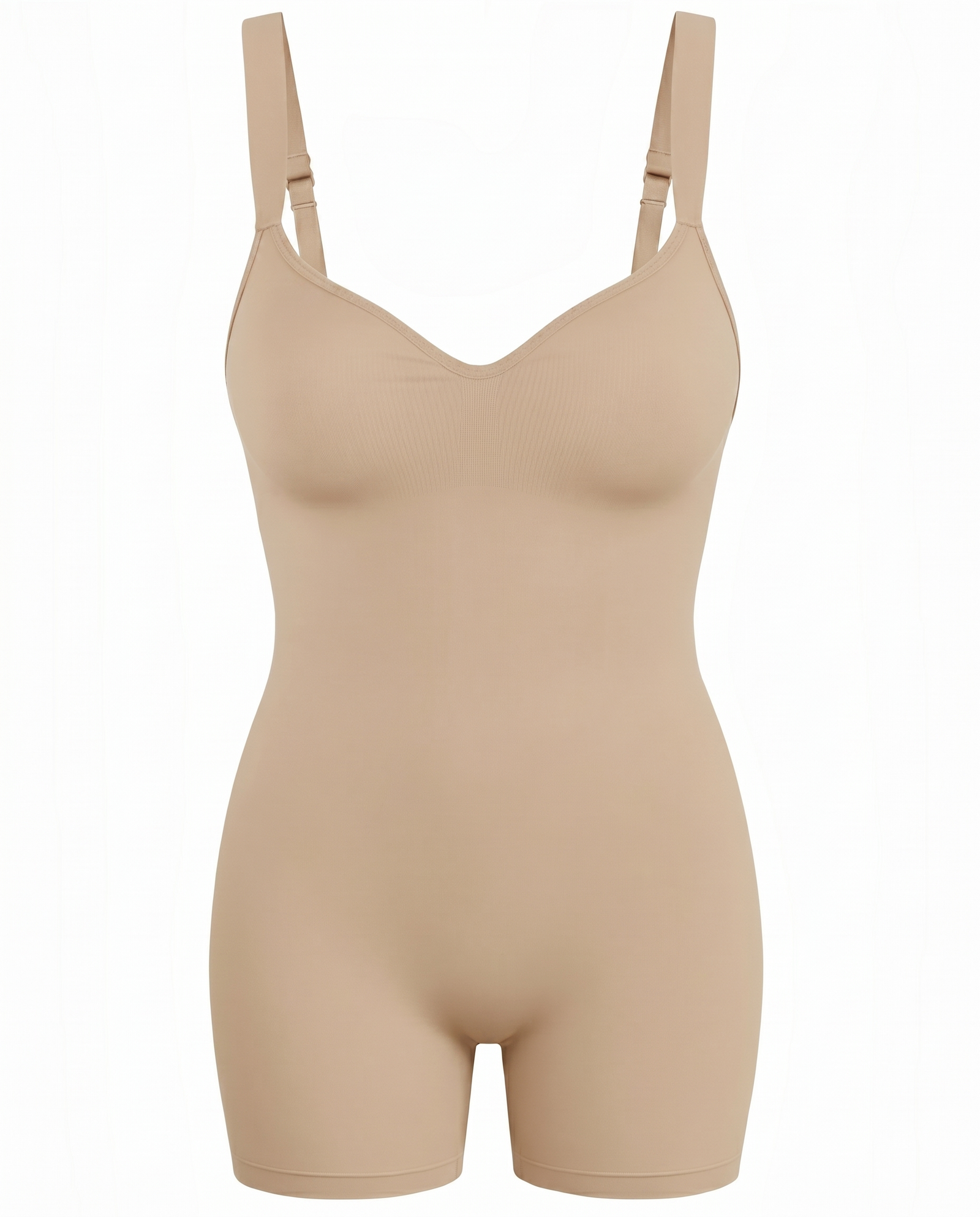 Sculpting bodysuit with shorts - Nude